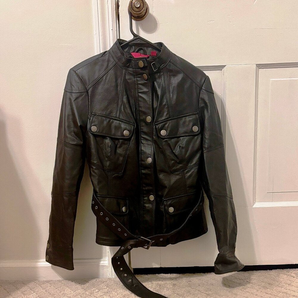 G.I.L.I. Black Military Style Jacket - Size 14